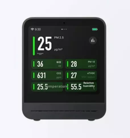 Монитор качества воздуха Qingping Air Monitor CGS2 Black (Черный)