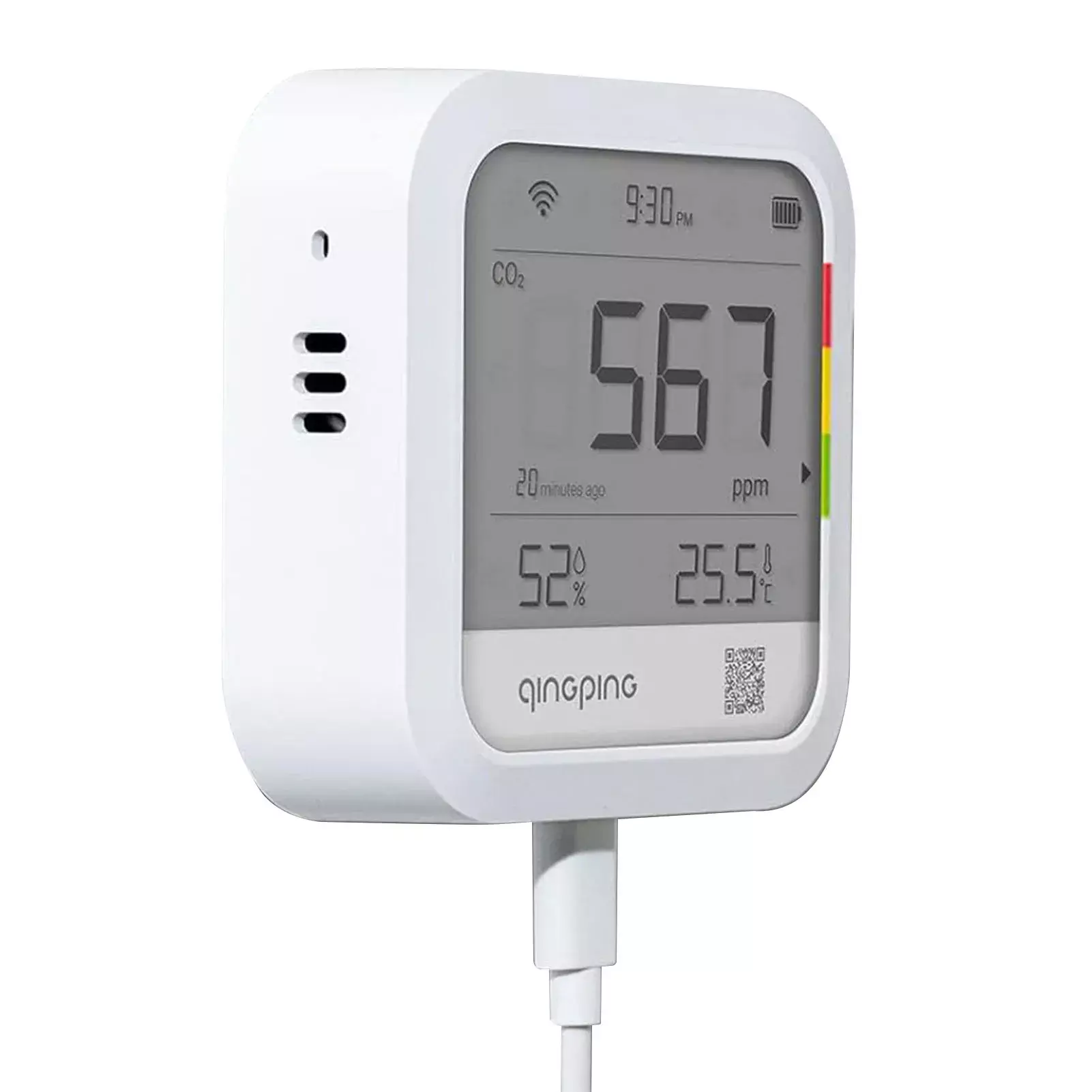 Анализатор качества воздуха Qingping Air Monitor (CGP22C) White (Белый) CN Анализатор качества воздуха Qingping Air Monitor (CGP22C) White (Белый) CN