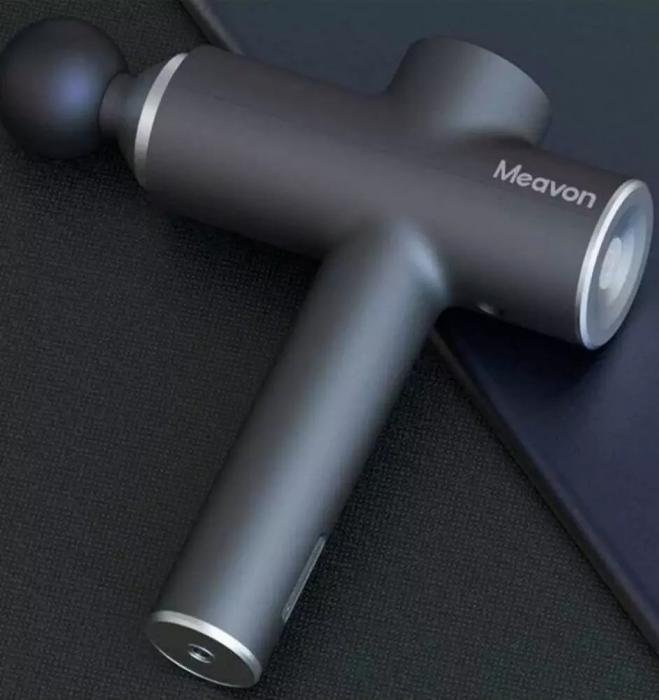 Массажный пистолет Meavon (MV-FG-0308) New (без док станции) Black (Черный) Массажный пистолет Meavon (MV-FG-0308) New (без док станции) Black (Черный)