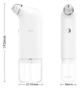 Аппарат вакуумный для чистки лица Doco Small Bubble Pore Remover (BH003) White (Белый) Аппарат вакуумный для чистки лица Doco Small Bubble Pore Remover (BH003) White (Белый)