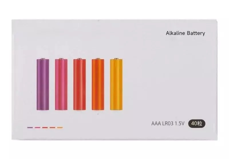 Батарейки Xiaomi CUKTECH LR03 тип AAA 40 шт. AA740 (цветные) Colorful (Цветной) Батарейки Xiaomi CUKTECH LR03 тип AAA 40 шт. AA740 (цветные) Colorful (Цветной)