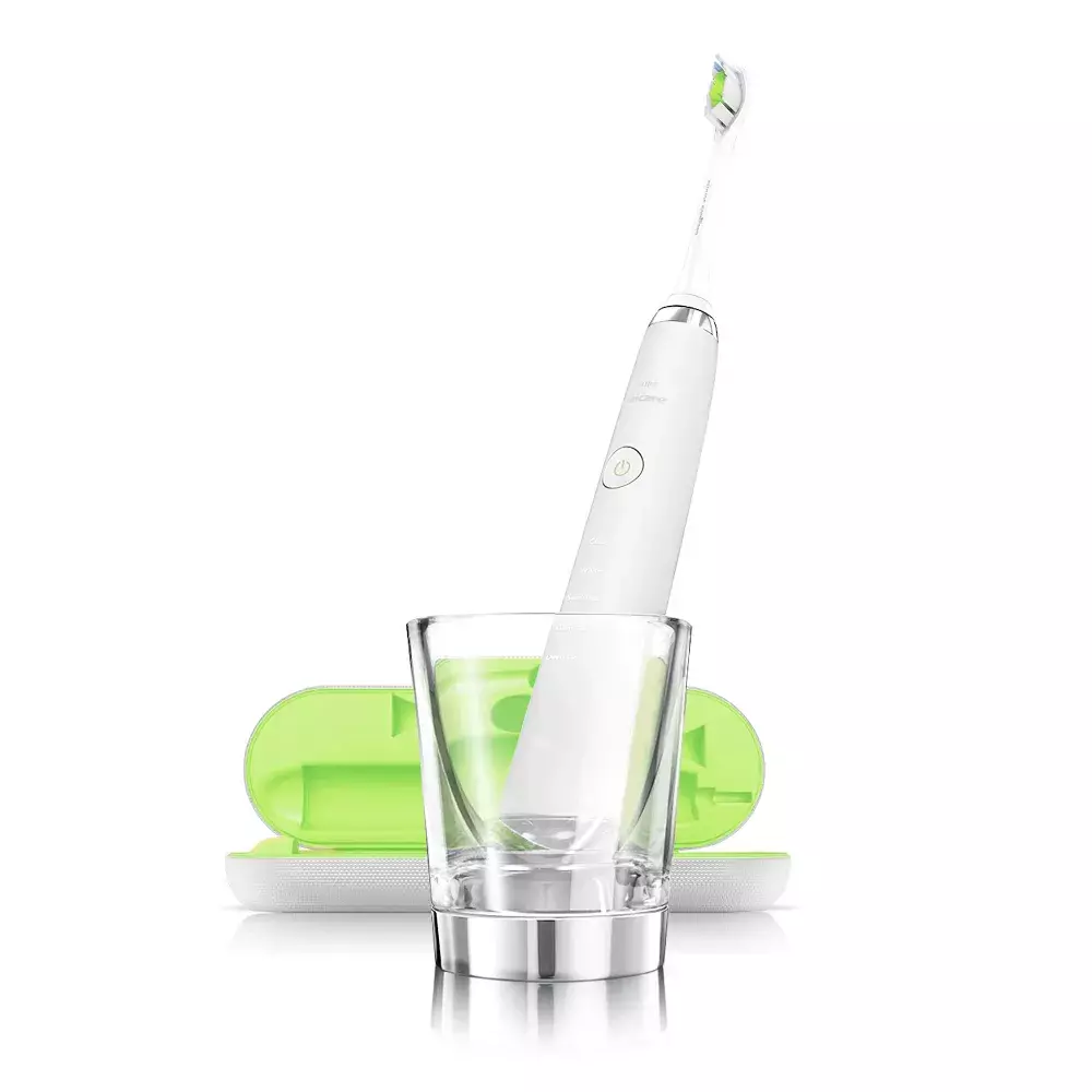 Ультразвуковая зубная щетка Philips Sonicare Diamond Clean (HX9340) White (Белый)
