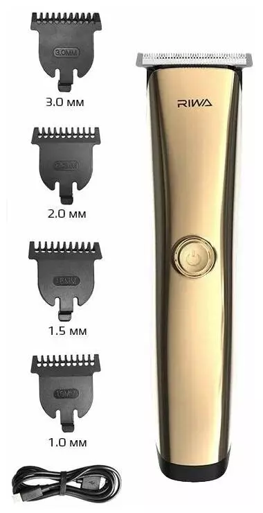 Машинка для стрижки RIWA RE-6321 Gold (Золотой) Машинка для стрижки RIWA RE-6321 Gold (Золотой)