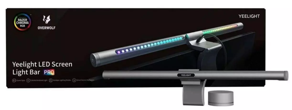 Лампа на монитор Xiaomi Yeelight LED Screen Light Bar Pro (YLTD003) 10 Вт Gray (Серый) Лампа на монитор Xiaomi Yeelight LED Screen Light Bar Pro (YLTD003) 10 Вт Gray (Серый)
