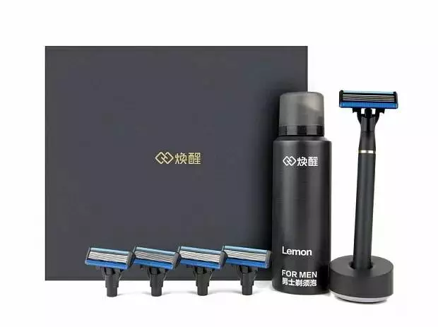 Набор для бритья Xiaomi Mijia Lemon Razor H600 (5 кассеты + пена) Набор для бритья Xiaomi Mijia Lemon Razor H600 (5 кассеты + пена)