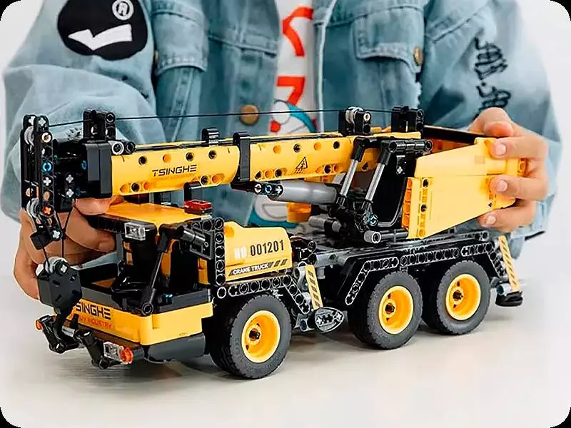 Конструктор Onebot Engineering Crane OBGCD56AIQI 716 PCS Yellow (Желтый) Конструктор Onebot Engineering Crane OBGCD56AIQI 716 PCS Yellow (Желтый)