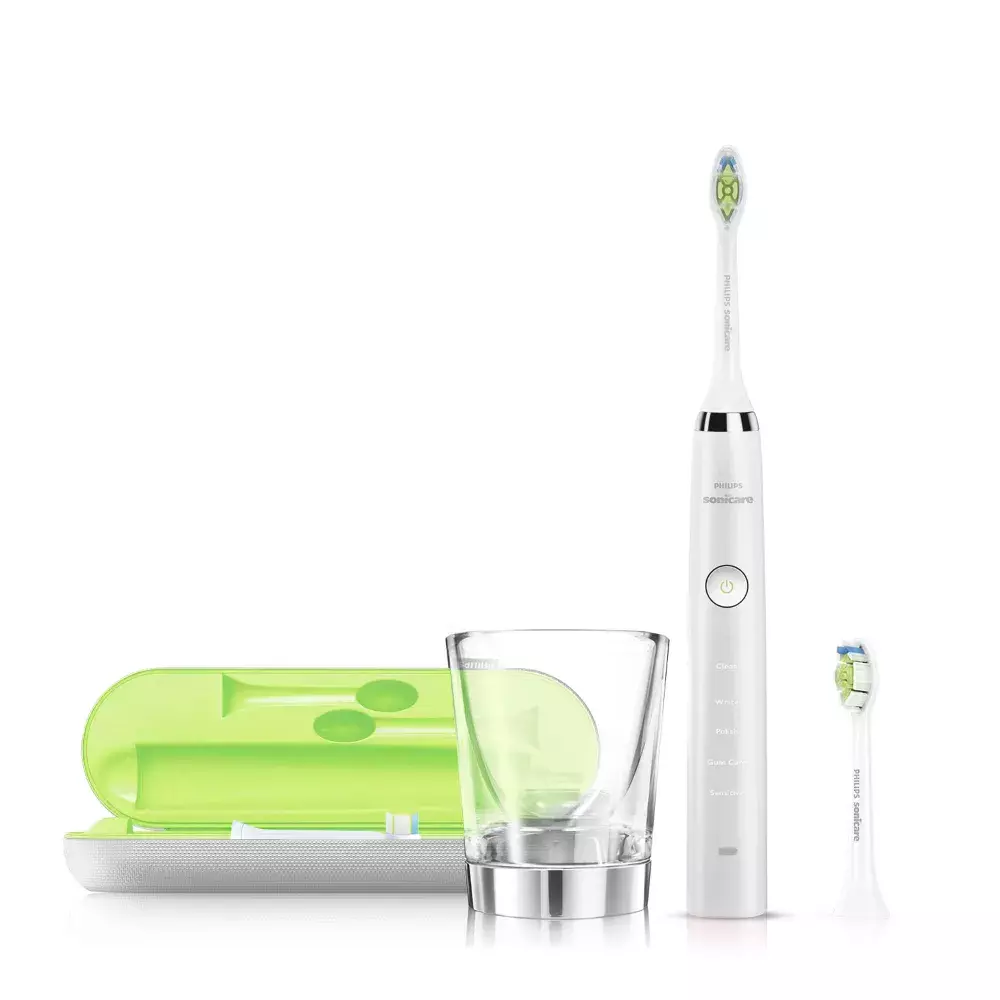 Ультразвуковая зубная щетка Philips Sonicare Diamond Clean (HX9340) White (Белый)