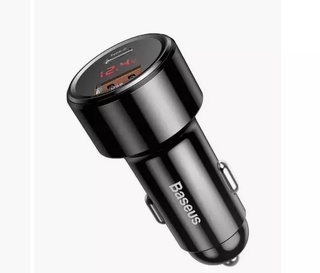 Автомобильное зарядное устройство Baseus PPS 45W Black (Черный) Автомобильное зарядное устройство Baseus PPS 45W Black (Черный)