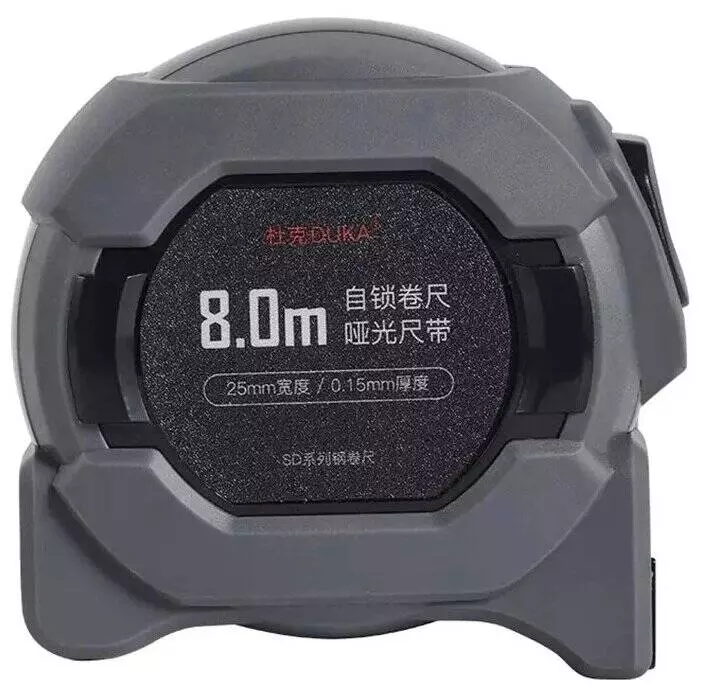 Рулетка измерительная Xiaomi Duka High Precision Steel Tape Measure 8 (SD-8M) Black (Черный)