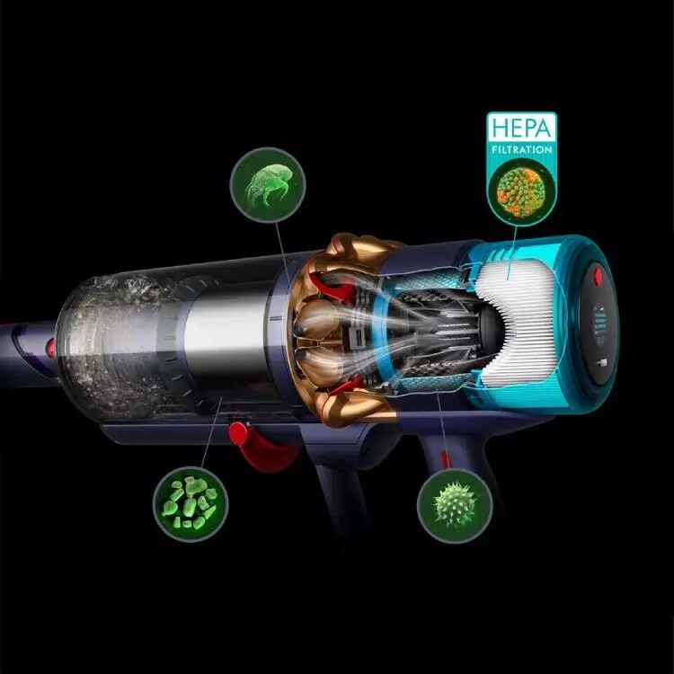 Пылесос Dyson Gen5 Detect Absolute Prussian Blue (SV23) Пылесос Dyson Gen5 Detect Absolute Prussian Blue (SV23)