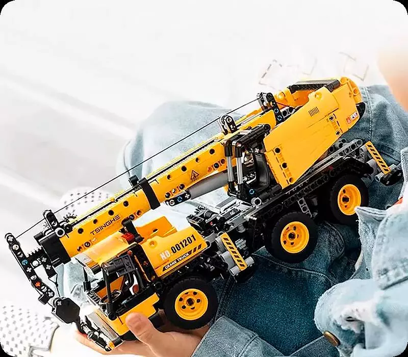 Конструктор Onebot Engineering Crane OBGCD56AIQI 716 PCS Yellow (Желтый) Конструктор Onebot Engineering Crane OBGCD56AIQI 716 PCS Yellow (Желтый)