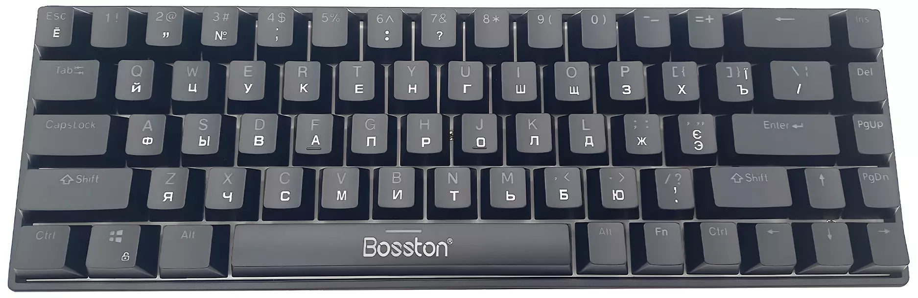 Клавиатура проводная игровая Bosston MK68 (Русские буквы) Клавиатура проводная игровая Bosston MK68 (Русские буквы)