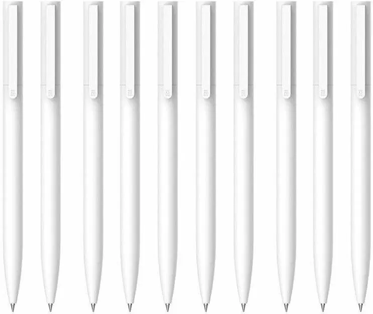 Набор гелевых ручек Xiaomi Gel Ink Pen (MJZXB01WC) (10 шт) White (Белый) Набор гелевых ручек Xiaomi Gel Ink Pen (MJZXB01WC) (10 шт) White (Белый)