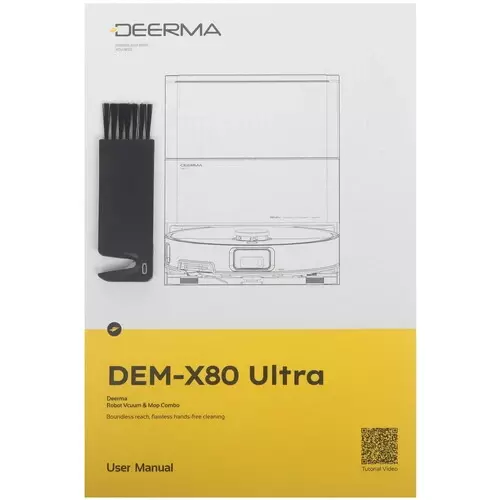 Робот-пылесос Deerma X80 Ultra Black (Черный)