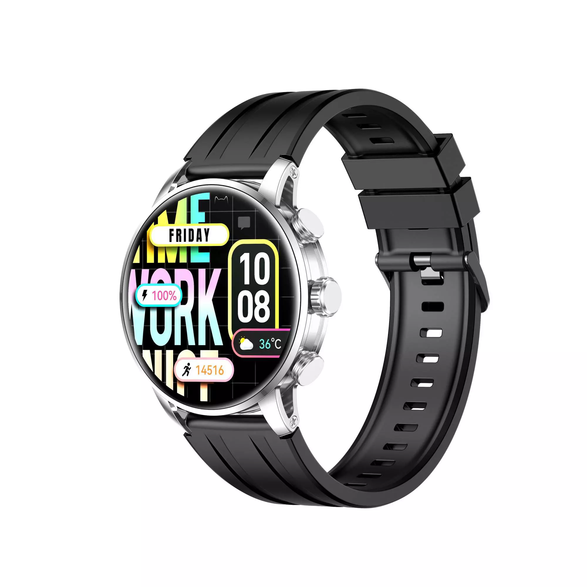 Умные часы Kieslect Calling Watch Kr2 Pro (YFT2084EU) Silver (Серебристый) Global Version Умные часы Kieslect Calling Watch Kr2 Pro (YFT2084EU) Silver (Серебристый) Global Version