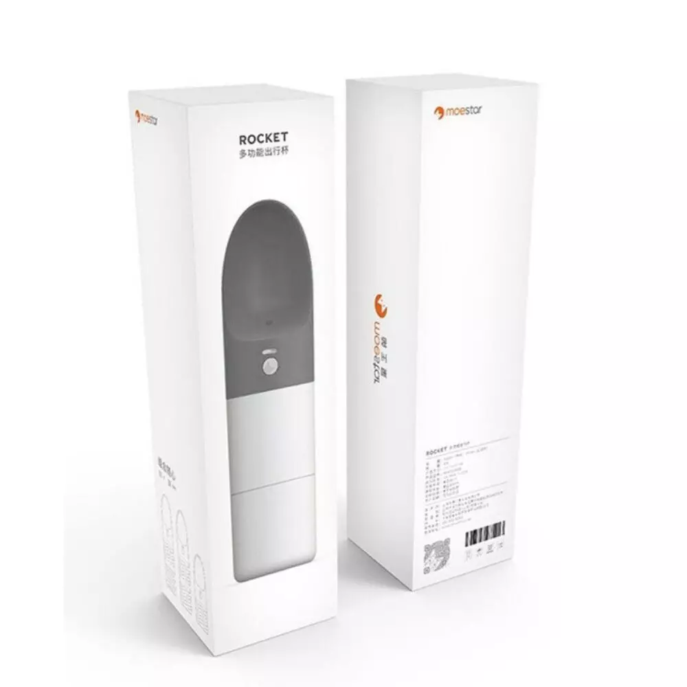 Поилка дорожная для животных Moestar Rocket Portable Pet Cup 213 мл (MS0010001) Gray (Серый) CN Поилка дорожная для животных Moestar Rocket Portable Pet Cup 213 мл (MS0010001) Gray (Серый) CN