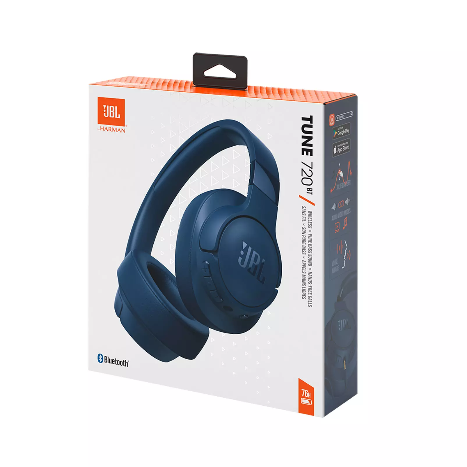 Беспроводные наушники JBL Tune 720BT Blue (Синий) Global Version
