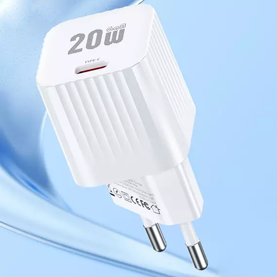 Зарядное устройство WEKOME Type-C 20W WP-U12 White (Белый) Global Version Зарядное устройство WEKOME Type-C 20W WP-U12 White (Белый) Global Version