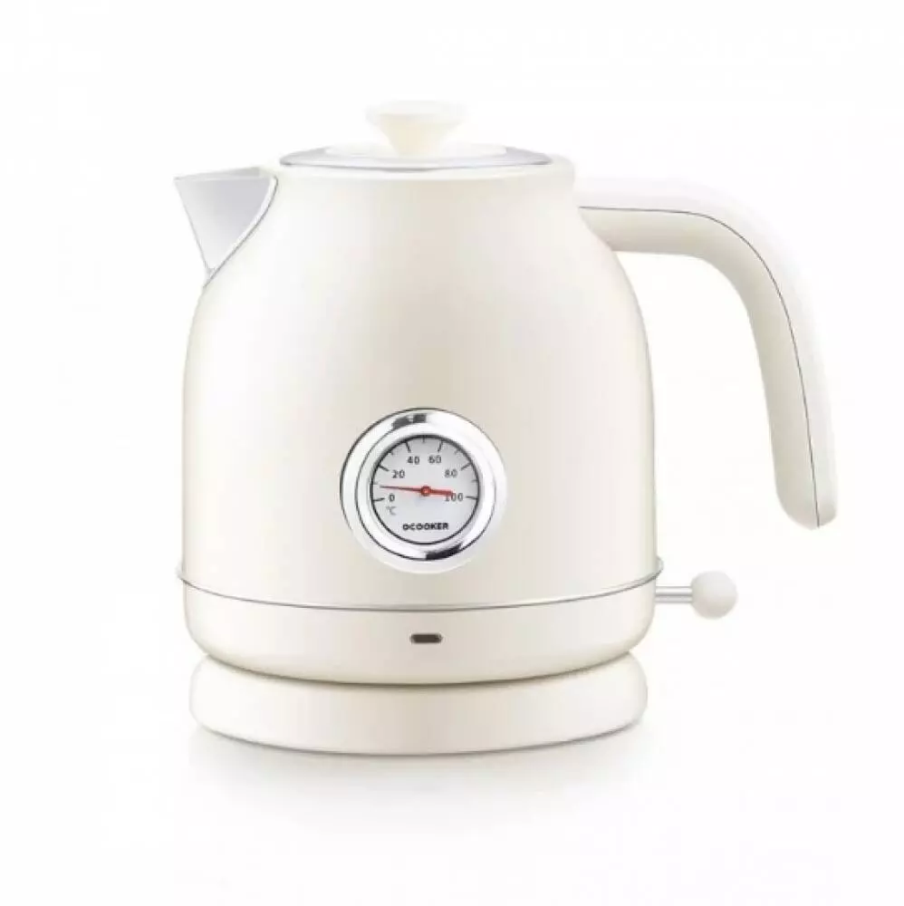 Электрочайник Qcooker Retro Electric Kettle (QS-1701) White (Белый)