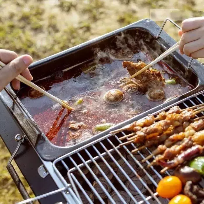 Портативный мангал Xiaomi Chao Portable Multifunctional Barbecue Grill (YC-SKL02) Black (Черный) Портативный мангал Xiaomi Chao Portable Multifunctional Barbecue Grill (YC-SKL02) Black (Черный)