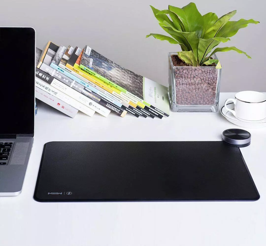 Коврик для мышки с беспроводной зарядкой Xiaomi Mouse Pad (MWSP01) Black (Черный)
