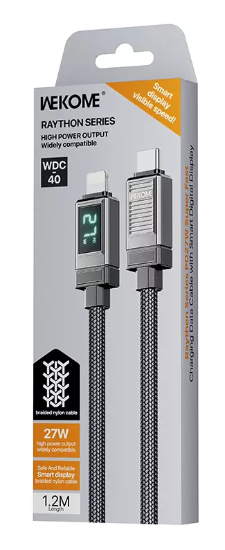 Кабель для мобильных устройств WEKOME PD27W WDC-40 Black (Черный) Кабель для мобильных устройств WEKOME PD27W WDC-40 Black (Черный)