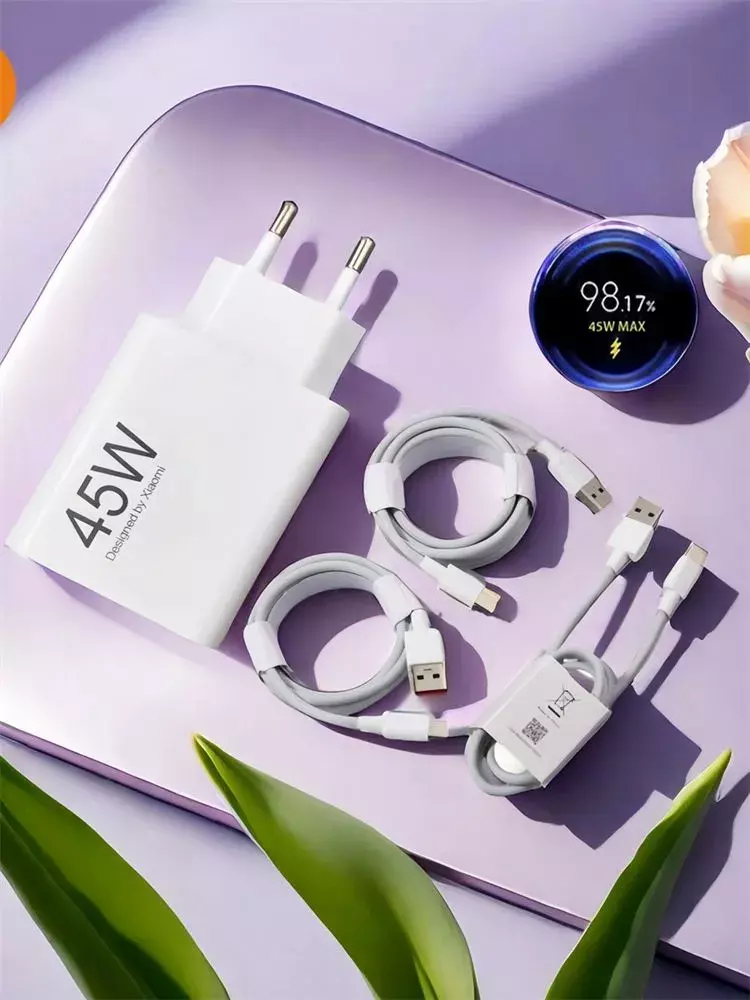 Зарядное устройство Xiaomi 45W Turbo Charging Power Adapter Type-A (MDY-17-EF) White (Белый) Global Version