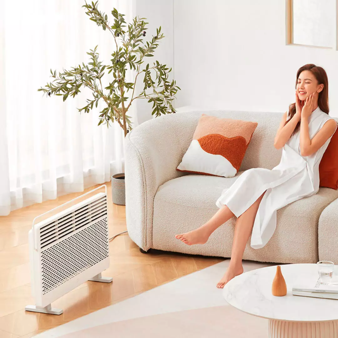 Умный обогреватель Xiaomi Mijia Electric Heater Graphene Heating 2200W (KRDNQ05ZM) White (Белый) Умный обогреватель Xiaomi Mijia Electric Heater Graphene Heating 2200W (KRDNQ05ZM) White (Белый)
