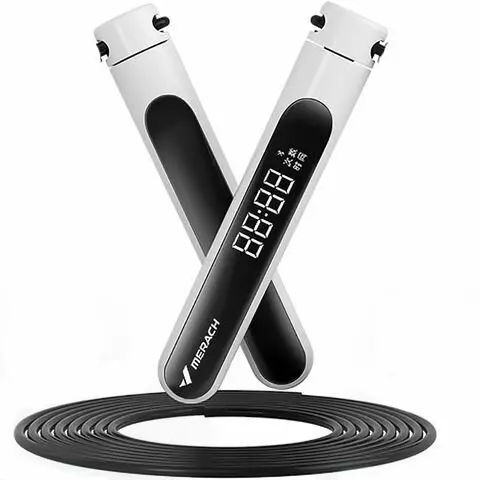 Скакалка Merach Intelligent Counting Rope Skipping J1 (MRXRB01172) Black (Черный) Скакалка Merach Intelligent Counting Rope Skipping J1 (MRXRB01172) Black (Черный)
