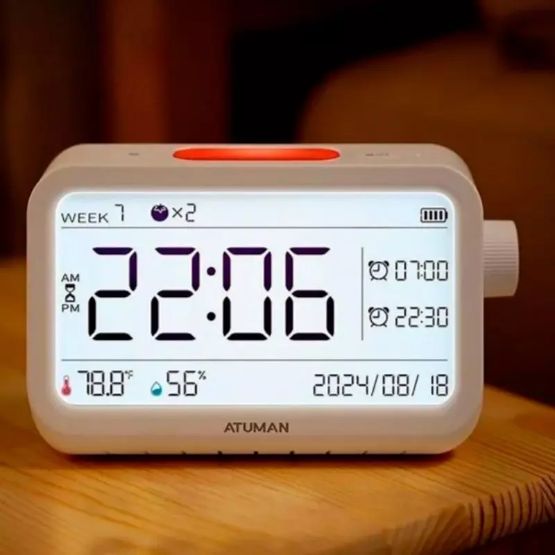 Многофункциональный будильник Xiaomi Atuman Duka MT2 White (Белый)