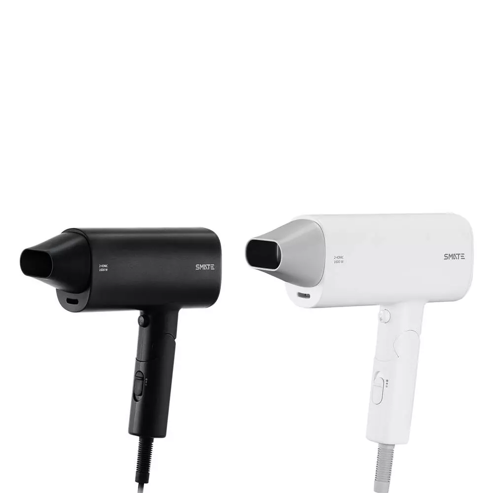 Фен со складной ручкой Xiaomi Smate Hair Dryer Black (Черный) Фен со складной ручкой Xiaomi Smate Hair Dryer Black (Черный)