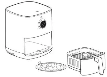 Умная фритюрница Xiaomi Mijia Smart Air Fryer 3.5L (MAF01) White (Белый) CN