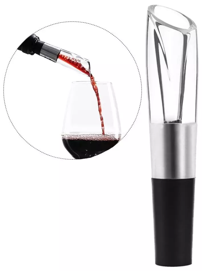 Аэратор для вина Circle Joy Wine Aerator & Pourer Black (Черный) Аэратор для вина Circle Joy Wine Aerator & Pourer Black (Черный)