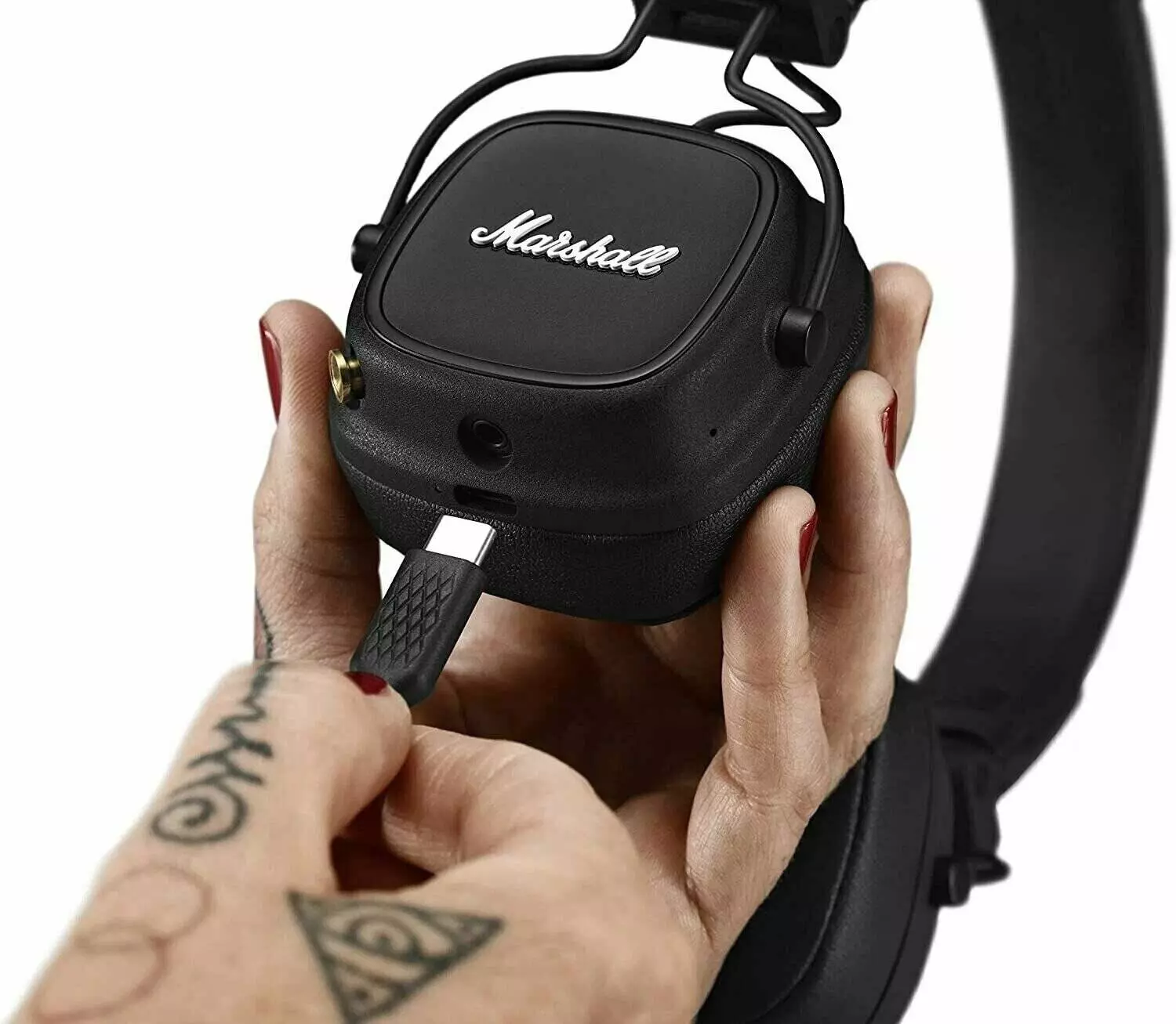 Беспроводные наушники Marshall Major IV Bluetooth Headphones Black (Черный) Global Version