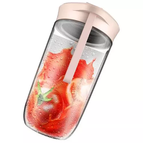 Портативный блендер Deerma Fruit Cup DEM-NU05 Pink (Розовый)