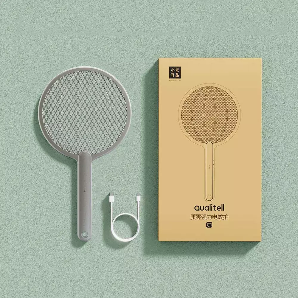 Электрическая мухобойка Qualitell Electric Mosquito Swatte C1 (ZSC210902) Gray (Серый) Электрическая мухобойка Qualitell Electric Mosquito Swatte C1 (ZSC210902) Gray (Серый)