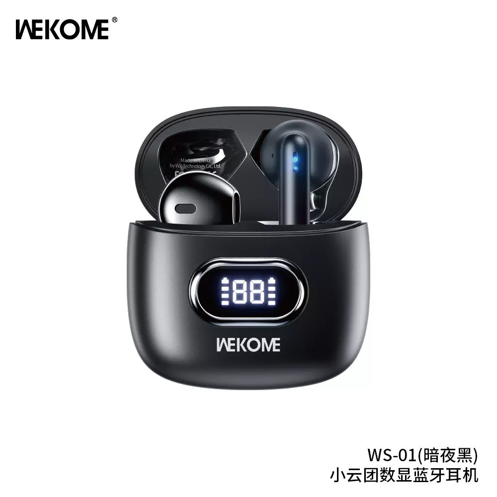 Беспроводные наушники Wekom WS-01 Black (Черный)