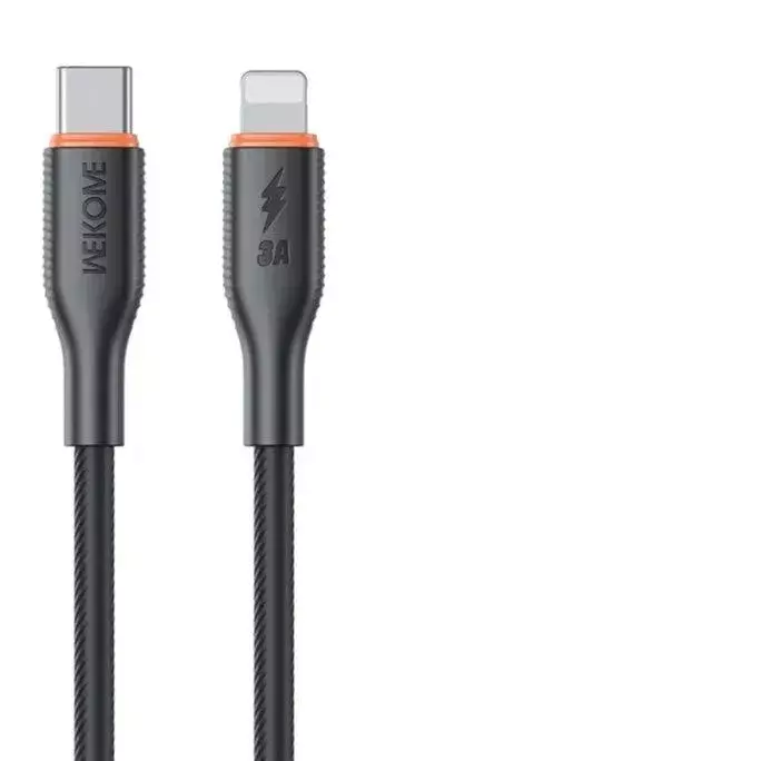 Кабель для мобильных устройств WEKOME Type-C to Apple Lightning 27W (WDC-92) Black (Черный) Кабель для мобильных устройств WEKOME Type-C to Apple Lightning 27W (WDC-92) Black (Черный)