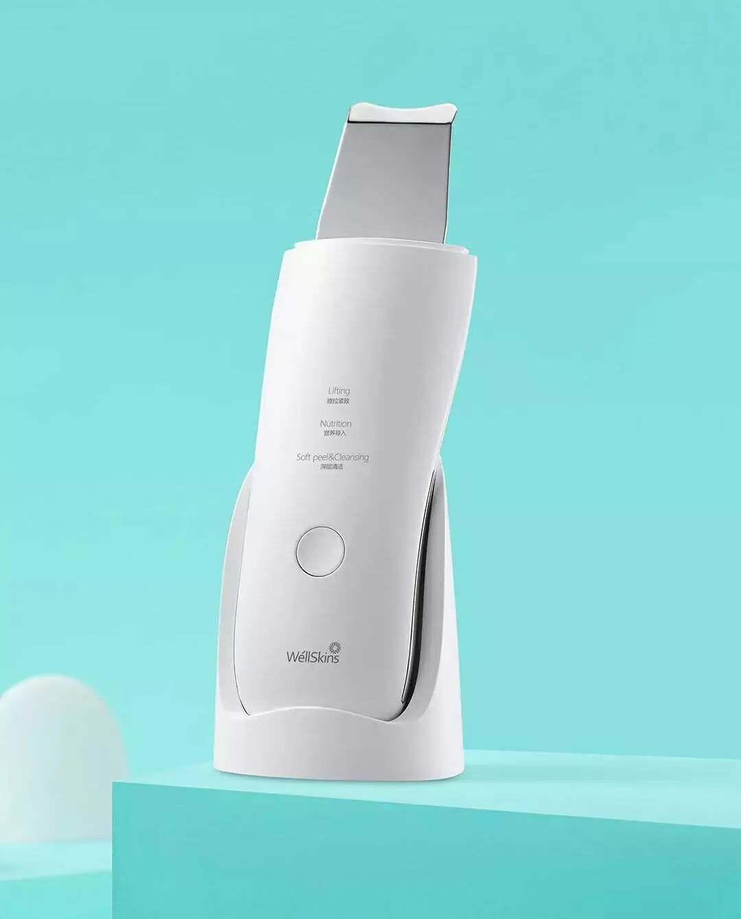 Устройство для пилинга WellSkins Ultrasonic Cleansing Beauty Instrument White (Белый) Устройство для пилинга WellSkins Ultrasonic Cleansing Beauty Instrument White (Белый)