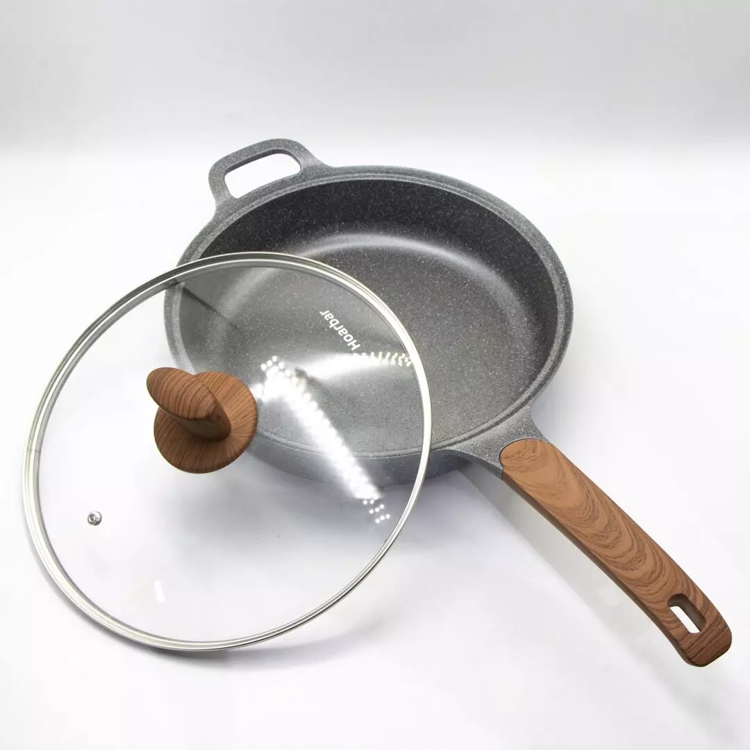 Сковорода Hoarbar Deep Frying Pan C 24CM Gray (Серый) Сковорода Hoarbar Deep Frying Pan C 24CM Gray (Серый)