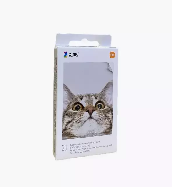 Фотобумага Xiaomi Mijia AR ZINK Portable Photo Printer Paper (20 листов) White (Белый) Фотобумага Xiaomi Mijia AR ZINK Portable Photo Printer Paper (20 листов) White (Белый)