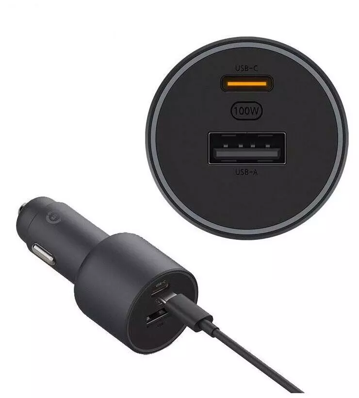Автомобильное зарядное устройство Xiaomi Car Charger (CC07ZM) 100W Black (Черный) Автомобильное зарядное устройство Xiaomi Car Charger (CC07ZM) 100W Black (Черный)