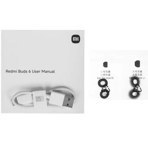 Беспроводные наушники Xiaomi Redmi Buds 6 (BHR9251GL) Black (Черный) Global Version