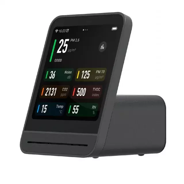 Монитор качества воздуха Qingping Air Monitor CGS2 Black (Черный)