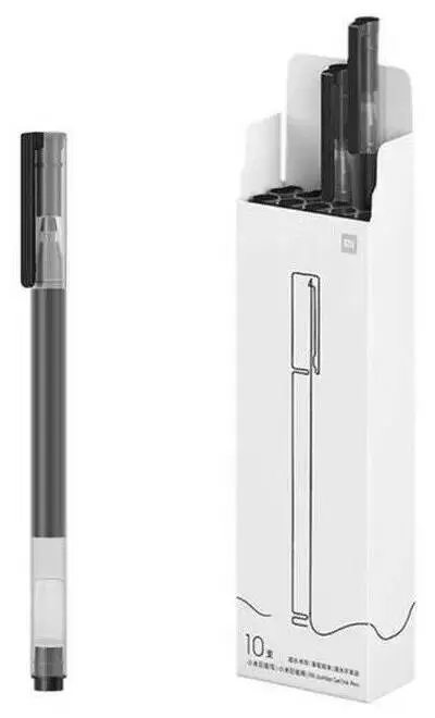 Набор гелевых ручек Xiaomi Jumbo Gel Ink Pen (MJZXB02WC) (10 шт) Black (Черный) Набор гелевых ручек Xiaomi Jumbo Gel Ink Pen (MJZXB02WC) (10 шт) Black (Черный)