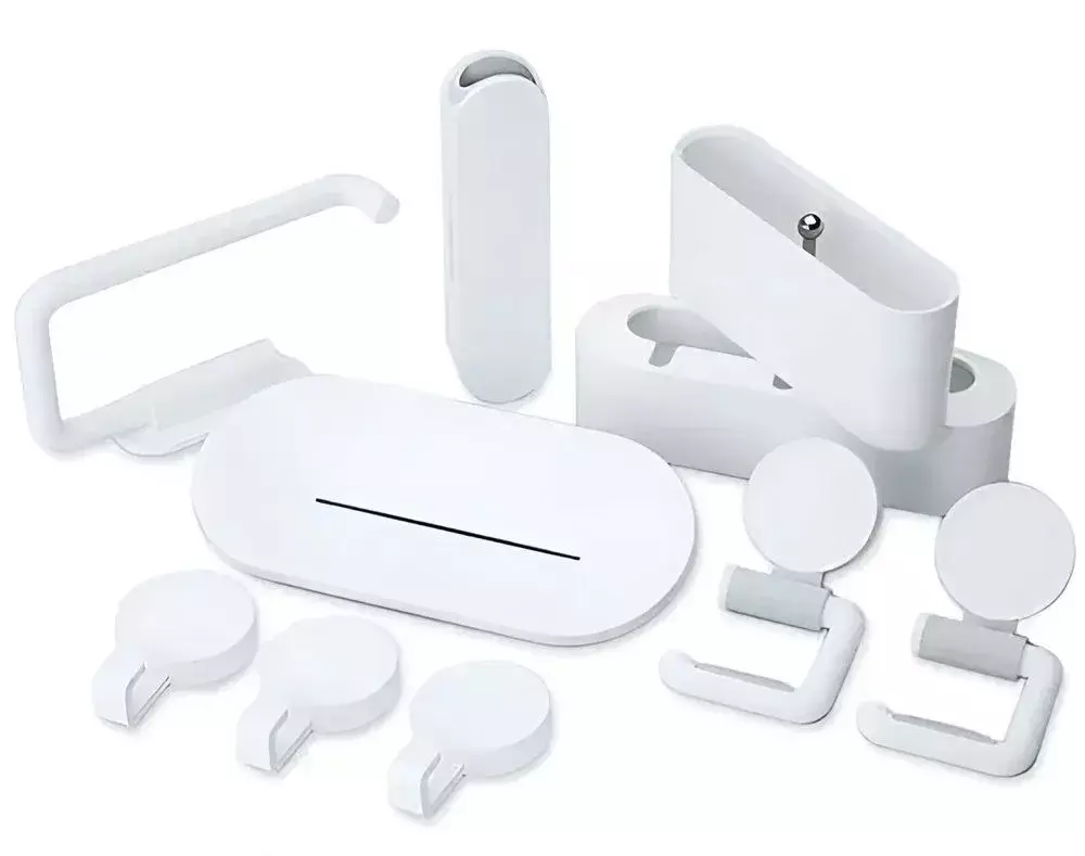 Набор аксессуаров для ванной Xiaomi Happy Life Bathroom Tools 7 IN 1 (HLWYWJT02) White (Белый) Набор аксессуаров для ванной Xiaomi Happy Life Bathroom Tools 7 IN 1 (HLWYWJT02) White (Белый)