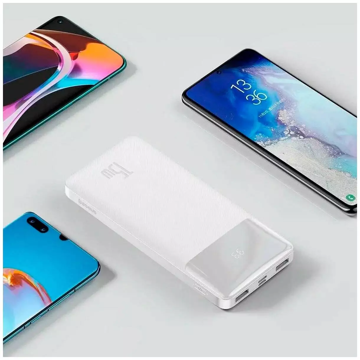 Аккумулятор Baseus Bipow Digital Display Power bank 10000 mAh 15W (PPDML-I02) White (Белый) Аккумулятор Baseus Bipow Digital Display Power bank 10000 mAh 15W (PPDML-I02) White (Белый)