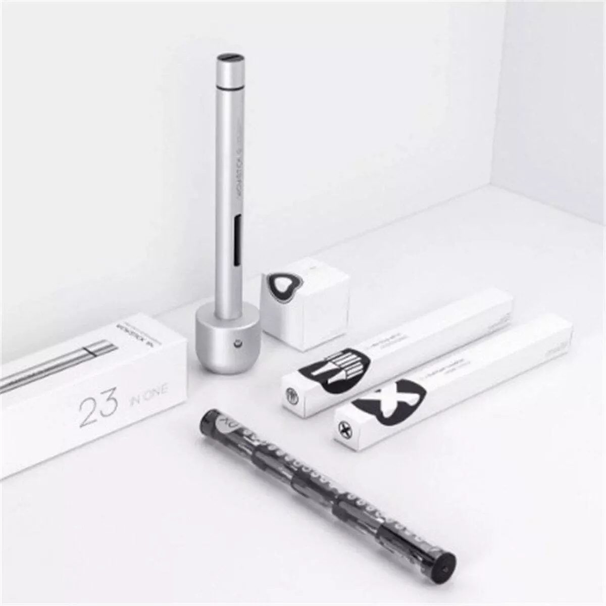 Аккумуляторная отвертка Wowstick 1P+ Silver (Серебристый)