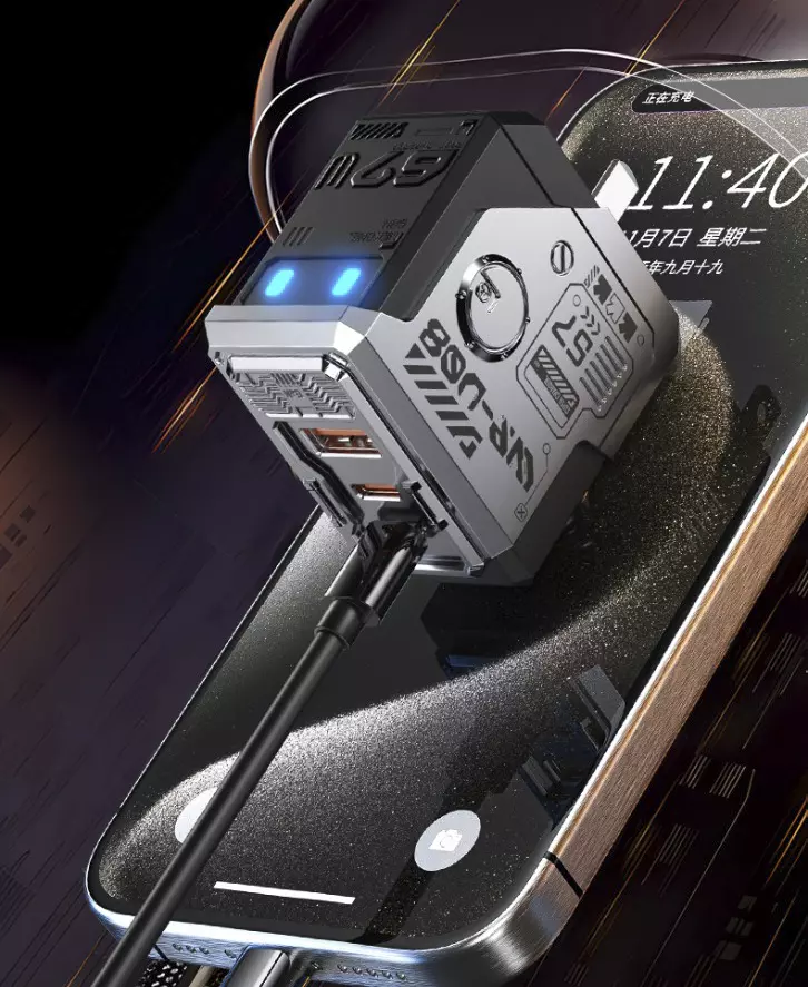 Зарядное устройство GaN 67W WEKOME WP-U08 Silver (Серебристый) Global Version Зарядное устройство GaN 67W WEKOME WP-U08 Silver (Серебристый) Global Version
