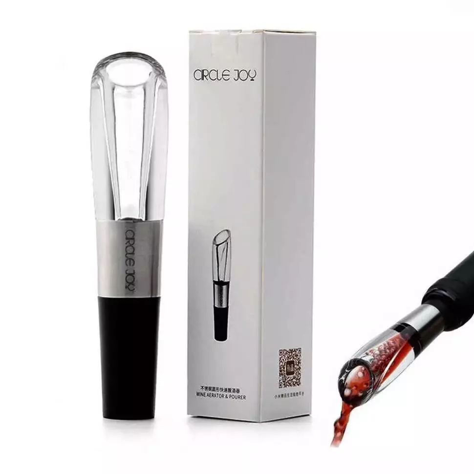 Аэратор для вина Circle Joy Stainless Steel Fast Decanter CJ-DXJQ1 Black (Черный) Аэратор для вина Circle Joy Stainless Steel Fast Decanter CJ-DXJQ1 Black (Черный)